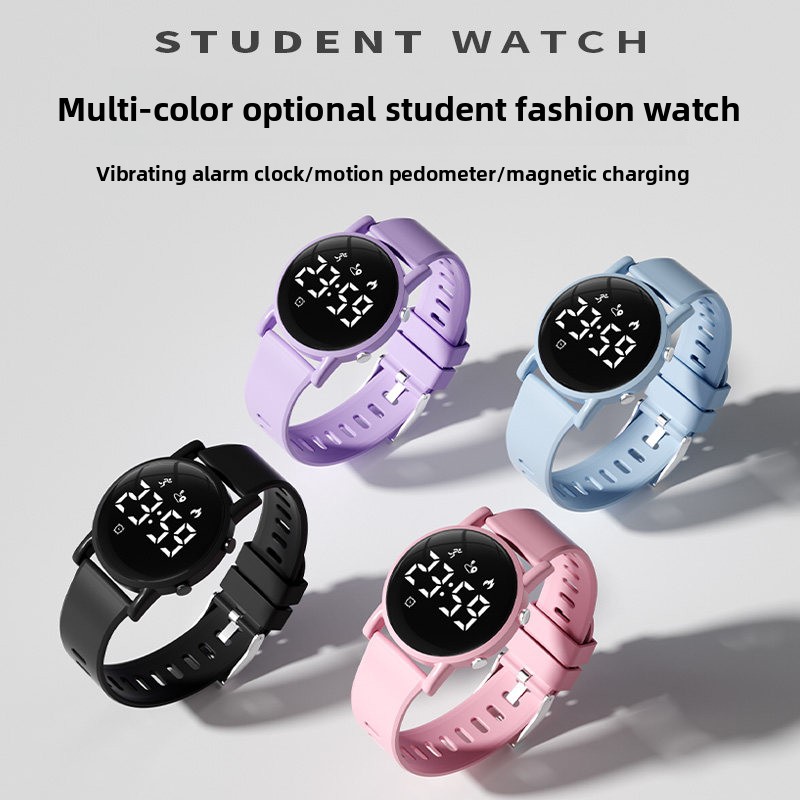 Smartwatch Digital Watches For Kid Boy With Alarm - นาฬิกาอัจฉริยะสำหรับเด็กปี 2026 กันน้ำ ใช้สำหรับว่ายน้ำ พร้อมฟังก์ชันติดตามสุขภาพ นับก้าว