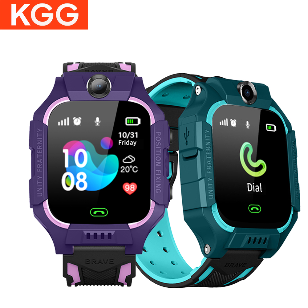 Smartwatch Digital Watches For Kid Boy With Alarm - นาฬิกาข้อมือเด็กเด็กสมาร์ทนาฬิกา 2G ซิมการ์ด Smartwatch สําหรับเด็ก SOS