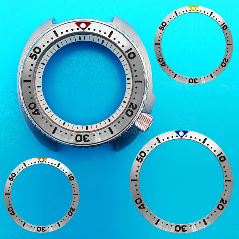 Watch Bezel Insert - 38 มม.สแตนเลสสตีล SKX007 SKX009 SRPD นาฬิกา