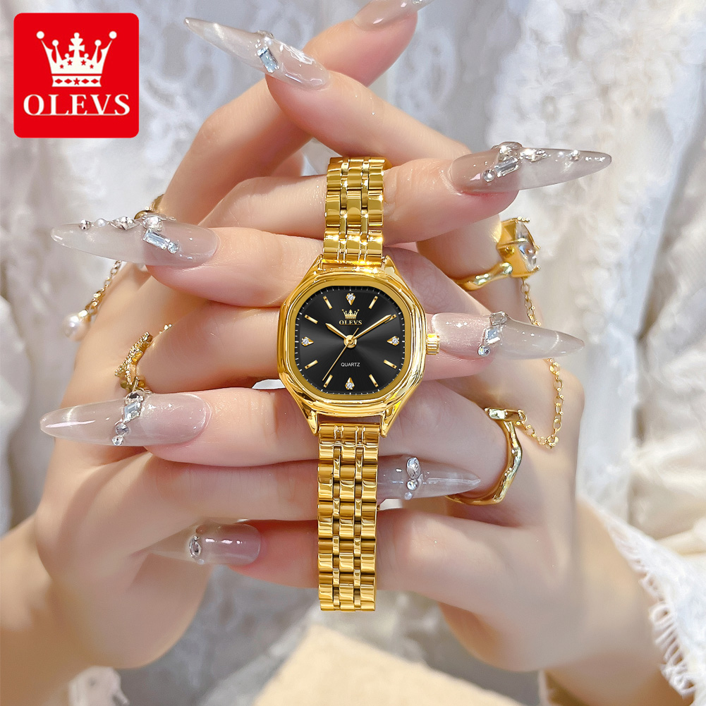 Ladies Fashion Watch - นาฬิกา OLEVS 5888 สำหรับสุภาพสตรี สีทอง ของแท้