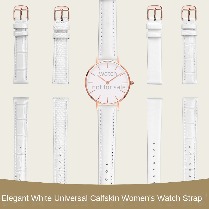 Smartwatch Casio Watches For Men - สายนาฬิกาสีขาวสำหรับผู้ชายและผู้หญิง, สายนาฬิกาสำหรับ Casio swovski Tissot Rossini