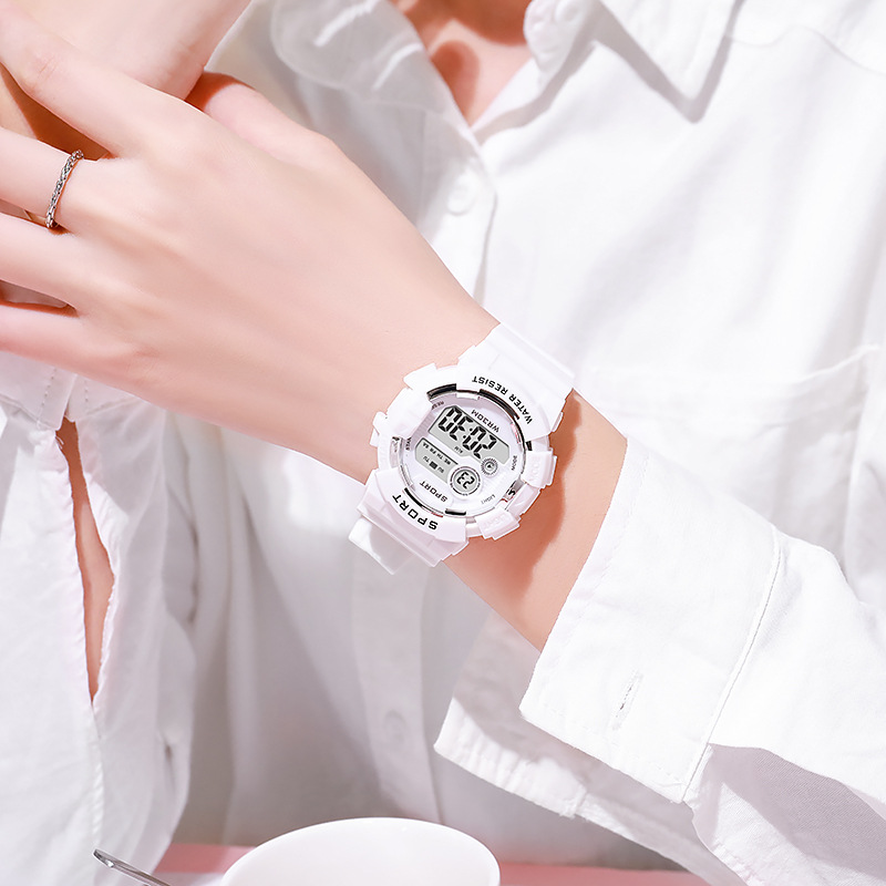 Smartwatch Digital Watches For Kid Boy With Alarm - Yikaze นาฬิกาแฟชั่นสำหรับเด็ก, นาฬิกาปลุกกันน้ำเรืองแสงนาฬิกาของขวัญ Jam Tangan elektronik