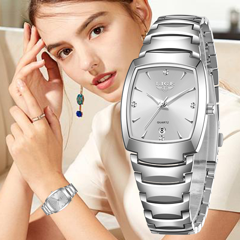 Ladies Fashion Watch - นาฬิกาข้อมือผู้หญิง LIGE 2026 รุ่นใหม่ ดีไซน์หรูหรา แฟชั่น
