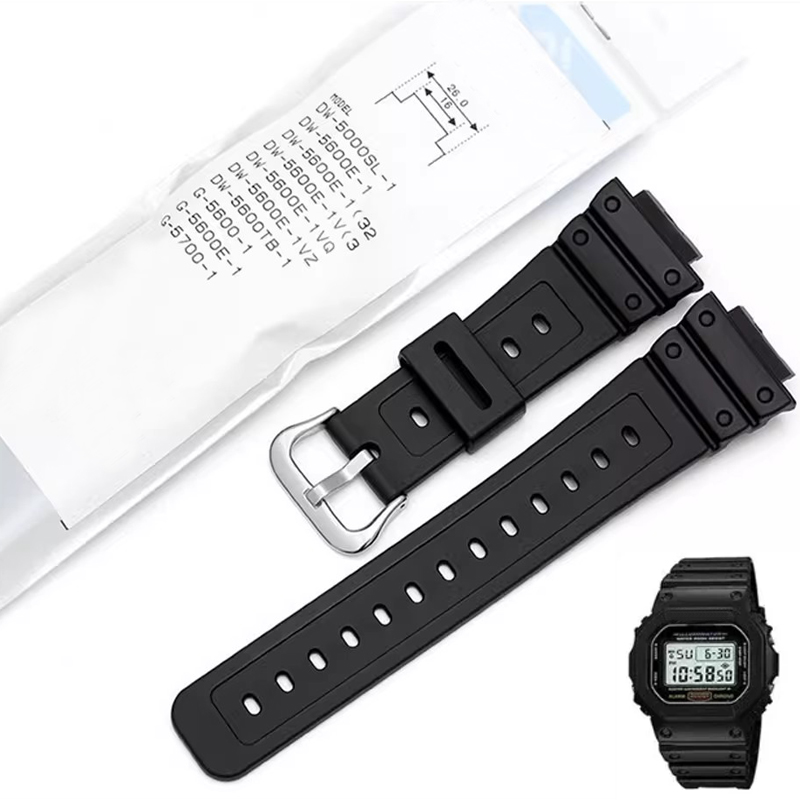 Smartwatch Casio Watches For Men - ซิลิโคนสแควร์เรซิ่นขนาดเล็กสำหรับคาสิโอ G-SHOCK GW-M5610 DW5600 DW5700 DW6900