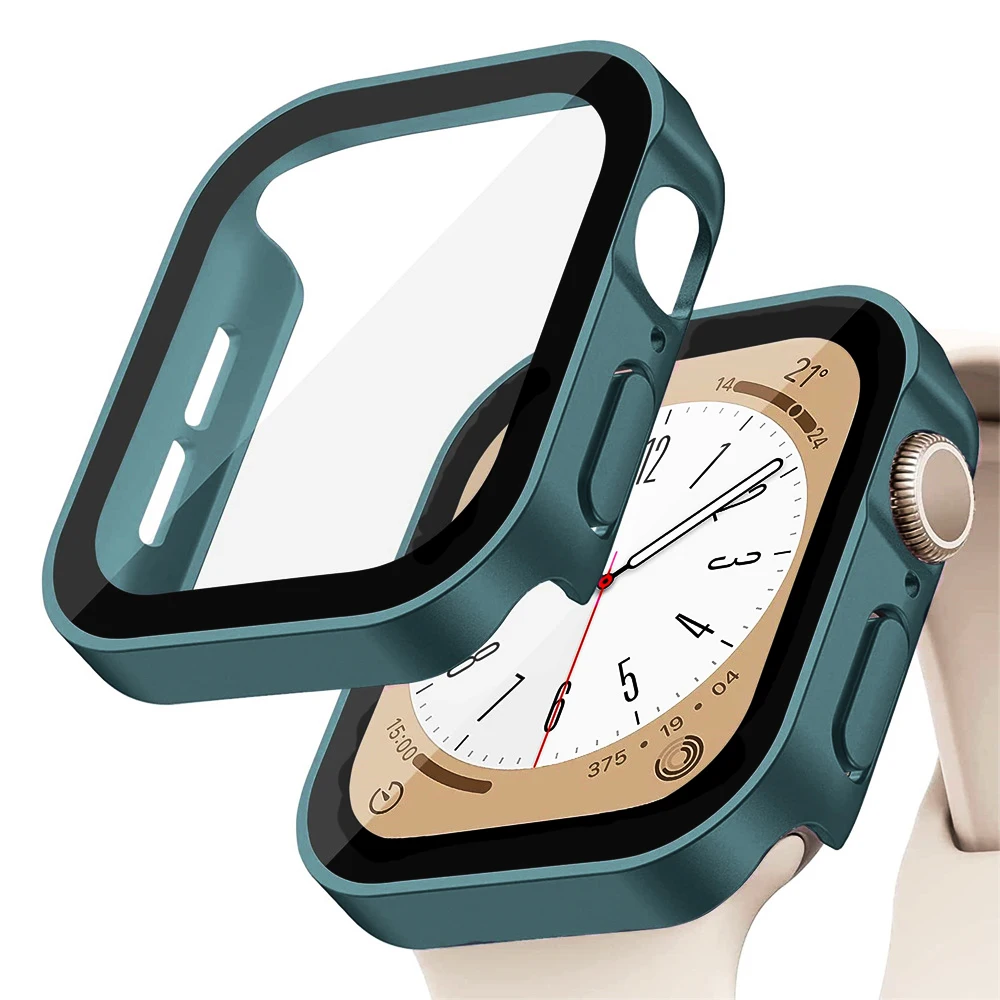 Smartwatch Apple Watches For Women - แก้ว + ฝาครอบสําหรับ Apple Watch case