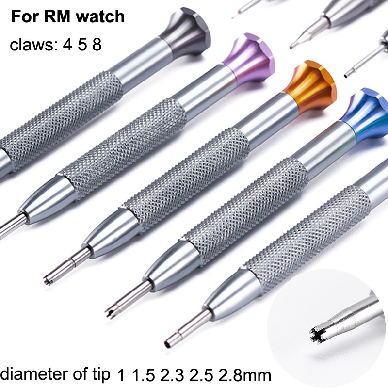 Watch Crown Pusher - 1 1.5 2.3 2.5 2.8 มม.ไขควงสําหรับ