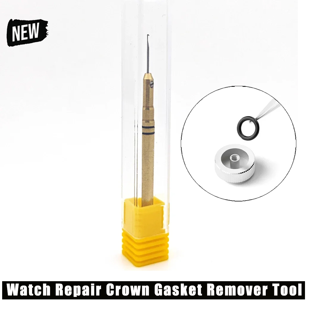 Watch Crown Pusher - 2026new เครื่องมือถอดปะเก็นเม็ดมะยมนาฬิกา อุปกรณ์ถอดโอริง ปะเก็นเม็ดมะยมนาฬิกา + เข็มสำรอง