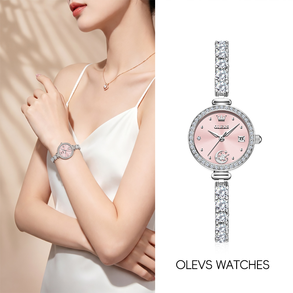 Ladies Fashion Watch - นาฬิกา OLEVS 2998 ของแท้จากแบรนด์ สำหรับผู้หญิง พร้อมกล่องของขวัญ