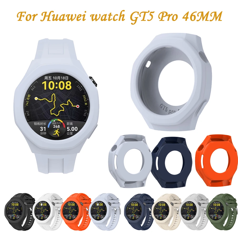 Smartwatch Watch Huawei - เคสซิลิโคนสำหรับนาฬิกา Huawei Watch GT5 Pro 46