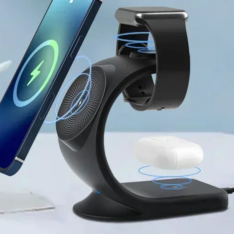 Watch 7 Smartwatch Iphone - แท่นชาร์จไร้สายแม่เหล็ก 3 in 1 ชาร์จเร็ว สำหรับ
