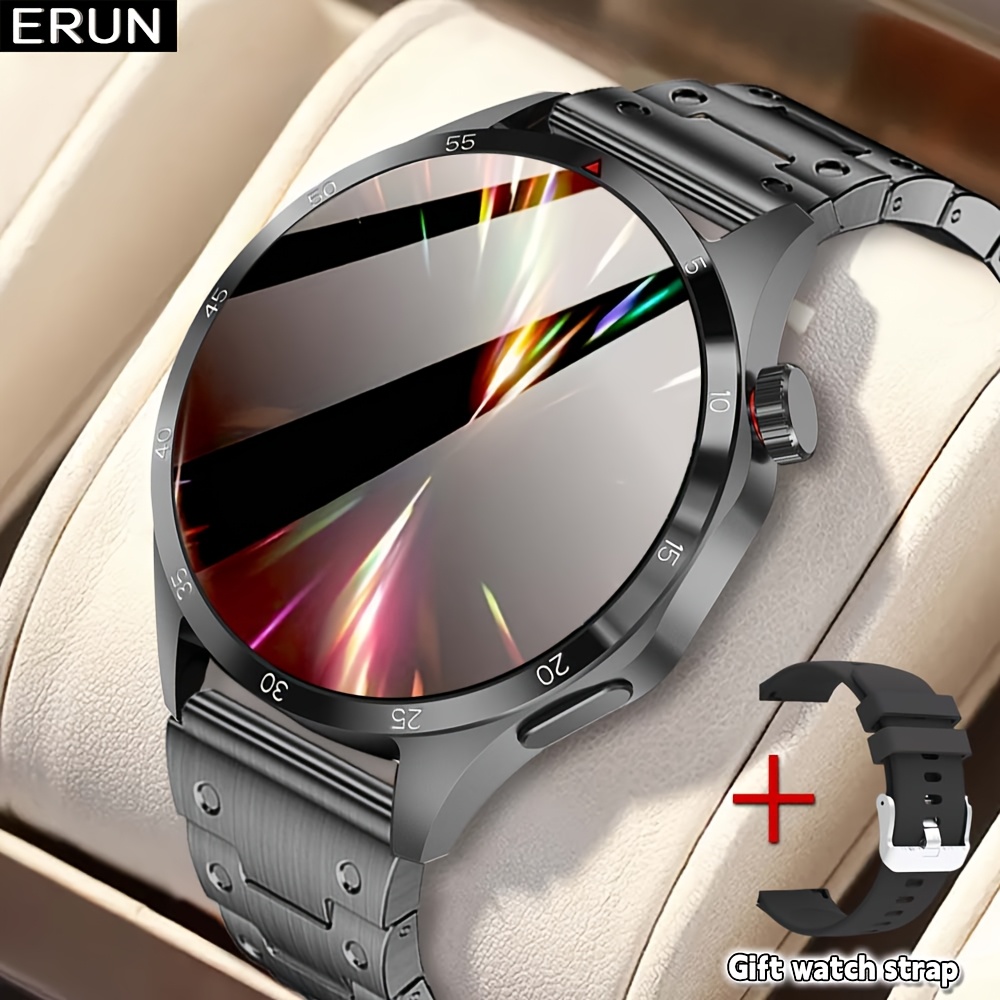 Smartwatch Premium Watches For Men - สมาร์ทวอทช์รุ่นล่าสุด, ระดับพรีเมียม, หน้าจอสัมผัสขนาด 1.5 นิ้ว, สายรัดแบบดอทสุดทันสมัย,