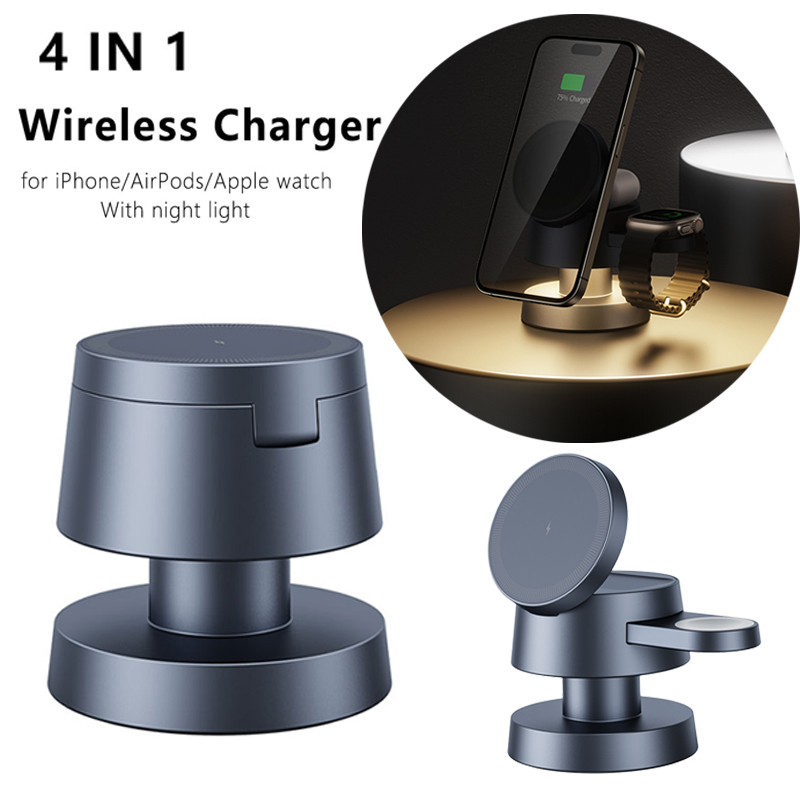 Smartwatch Watches Compatible With Iphone - 3 in 1 Wireless Charger สําหรับ