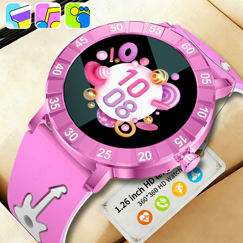 Smartwatch Watches Useful Gift For Boys - นาฬิกาสมาร์ทวอทช์สำหรับเด็ก LIGE รุ่น SOS พร้อมไฟฉาย LED