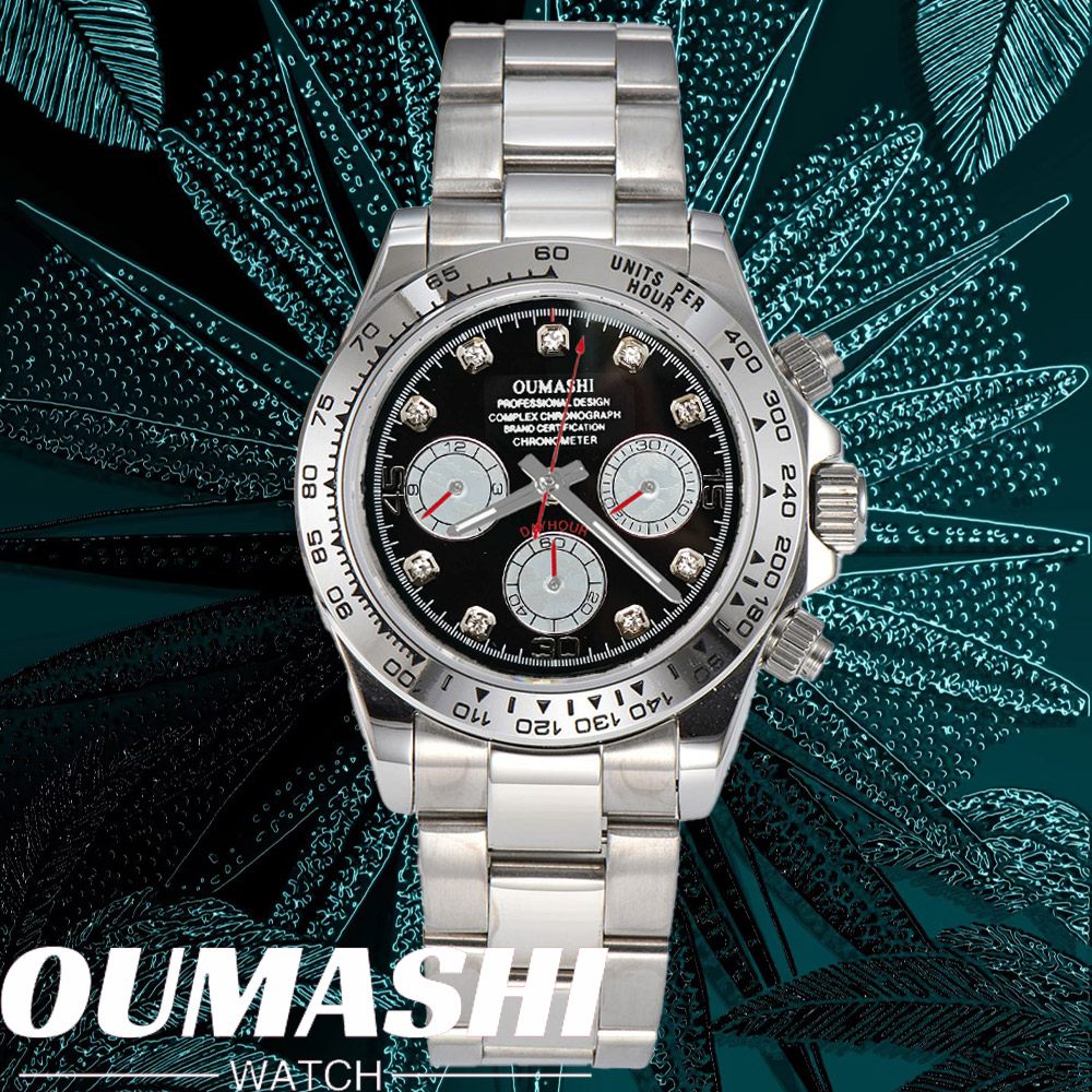 Watch Bezel Insert - นาฬิกาหรู VK63 ขนาด 39.3 มม. ควอตซ์