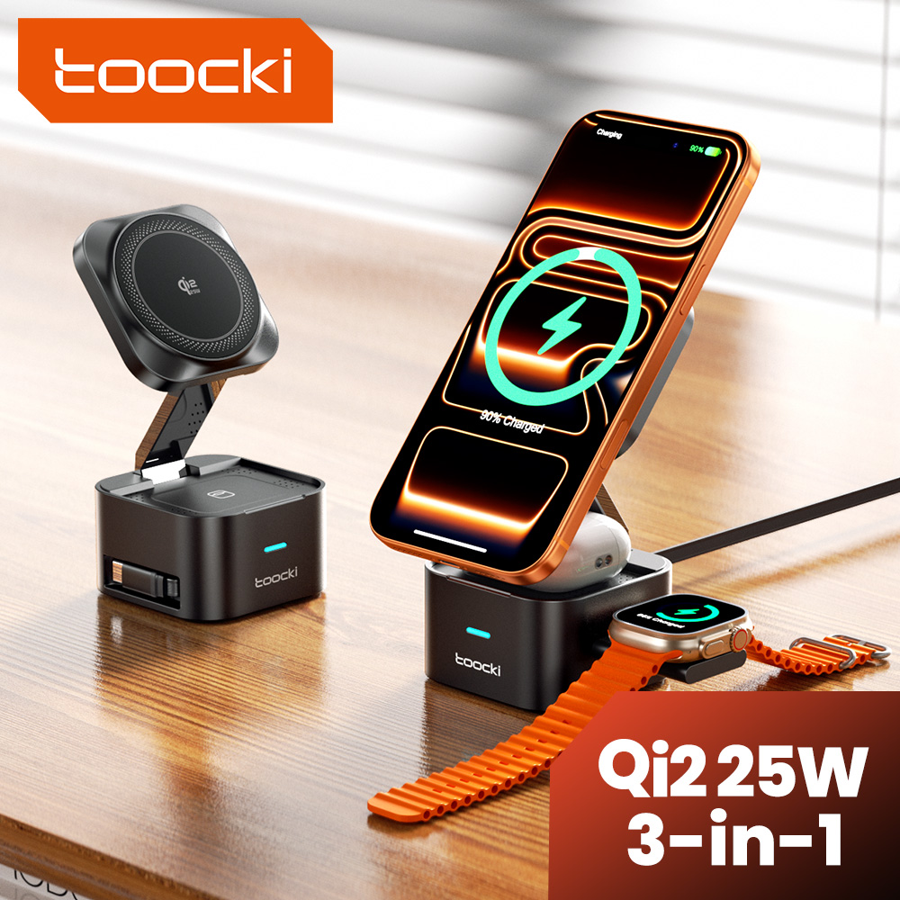 Smartwatch Watches Compatible With Iphone - ท็อคกี้ คิวไอ 2.2 25W เครื่องชาร์จไร้สายสำหรับไอโฟน 17