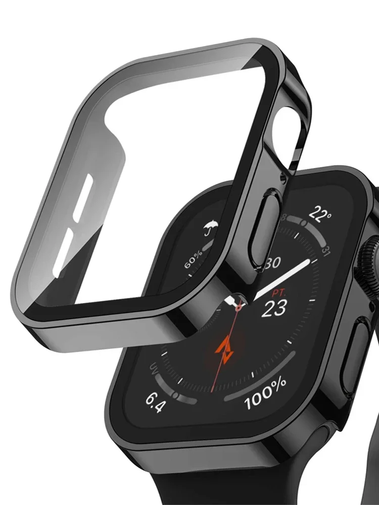Smartwatch Apple Watches For Women - แก้ว + ฝาครอบสําหรับ Apple Watch case