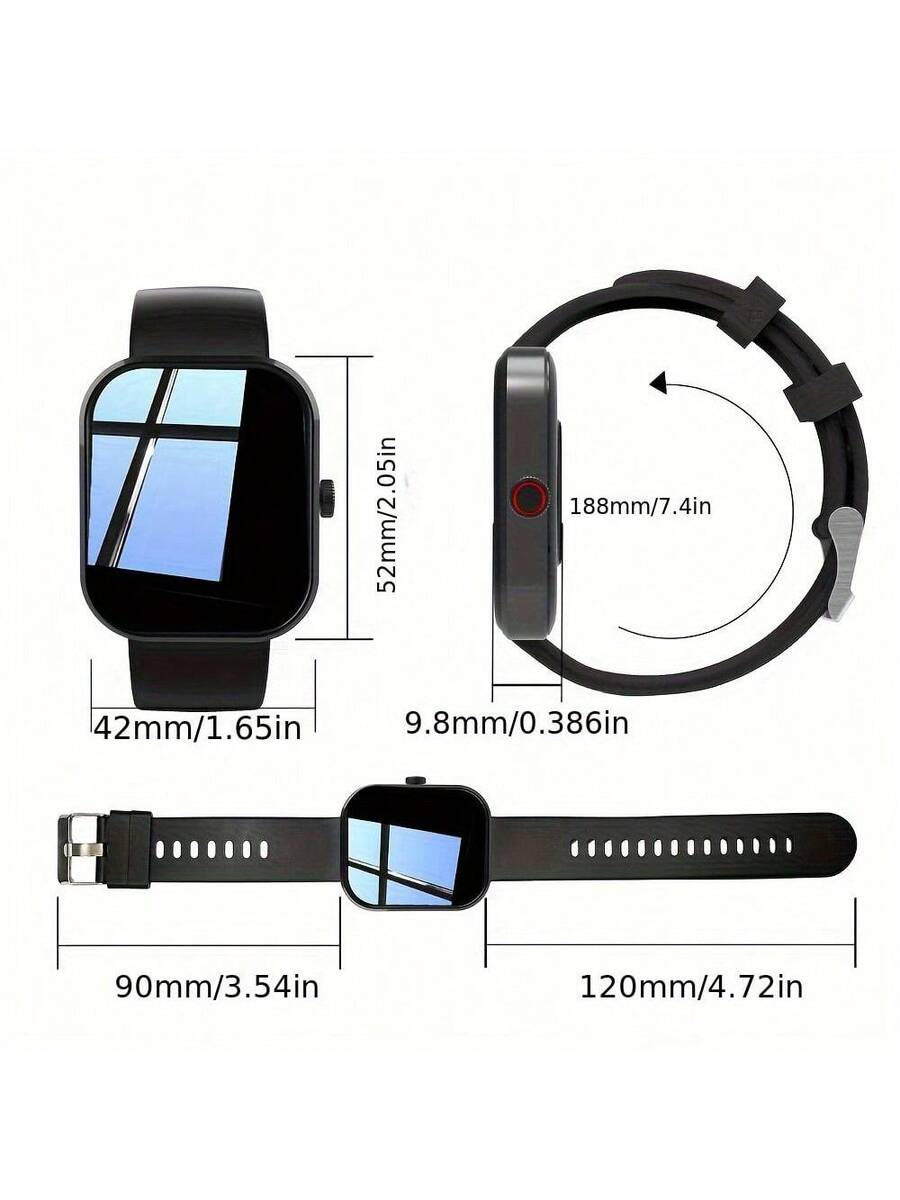 Smartwatch Watches Digital - สมาร์ทวอทช์, การโทร/กดหมายเลขแบบไร้สาย, โหมดมัลติสปอร์ต, การแจ้งเตือนและการปฏิเสธการโทร, การแจ้งเตือนข้อมูล, การแจ้งเตือนผ่าน