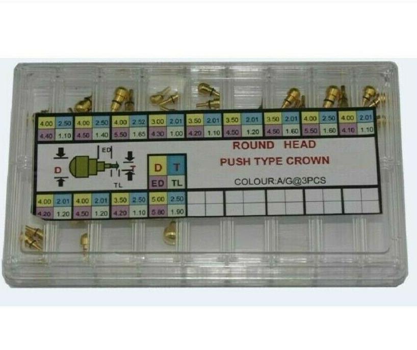 Watch Crown Pusher - 619PCR Assortment รอบหัว Push Type นาฬิกามงกุฎ