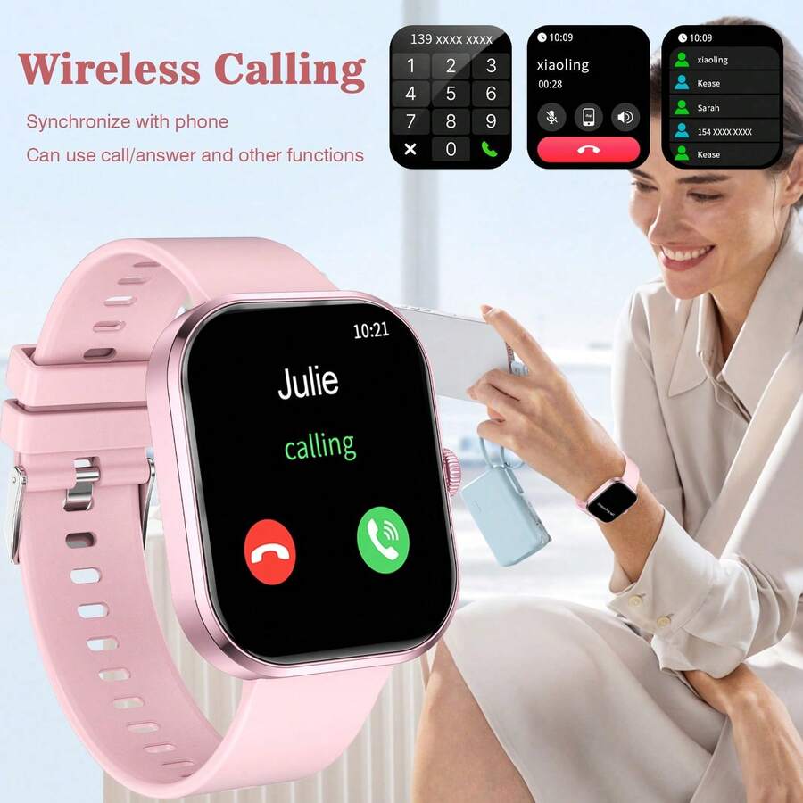 Smartwatch Watches Digital - สมาร์ทวอทช์, การโทร/กดหมายเลขแบบไร้สาย, โหมดมัลติ-สปอร์ต, การแจ้งเตือนและการปฏิเสธการโทร, การแจ้งเตือนข้อมูล, การแจ้งเตือนผ่าน