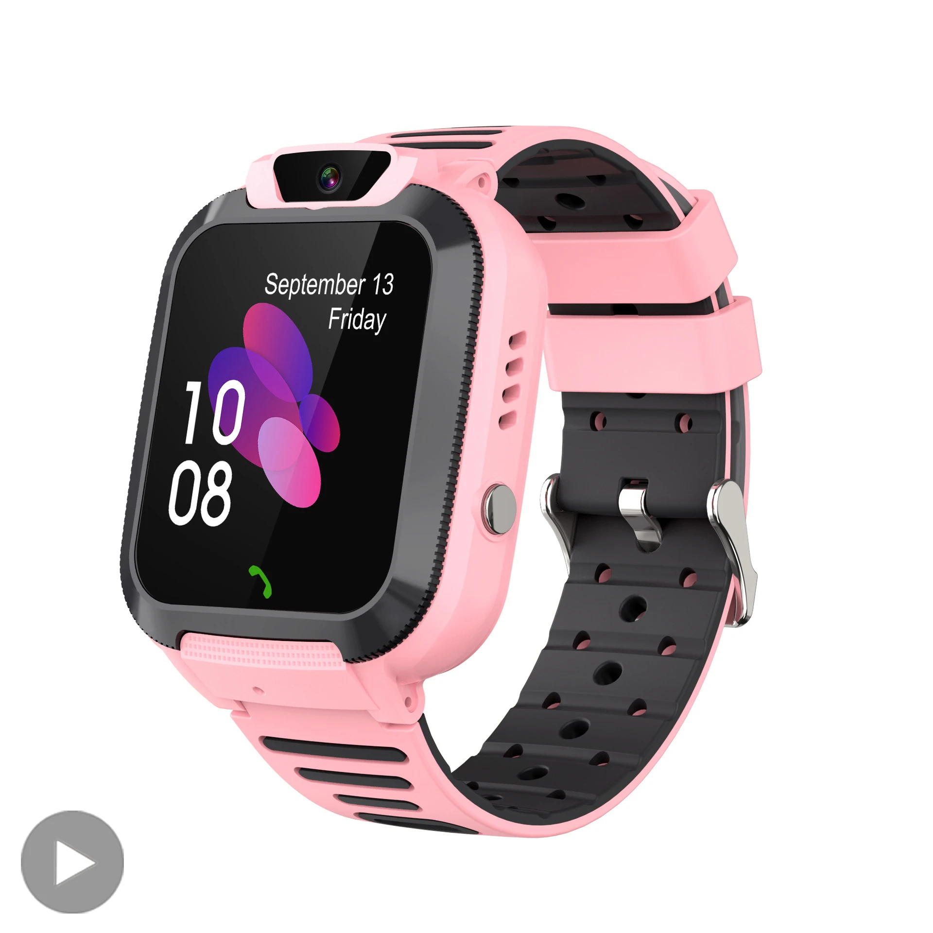 Smartwatch Digital Watches For Kid Boy With Alarm - นาฬิกาข้อมือสมาร์ทวอทช์สำหรับเด็ก, นาฬิกาอัจฉริยะสมาร์ทวอท์ชสำหรับเด็กเด็กหญิงเด็กชายระบบติดตาม GPS กันน้ำเชื่อมต่อดิจิตอลอิเล็กทรอนิกส์ได้