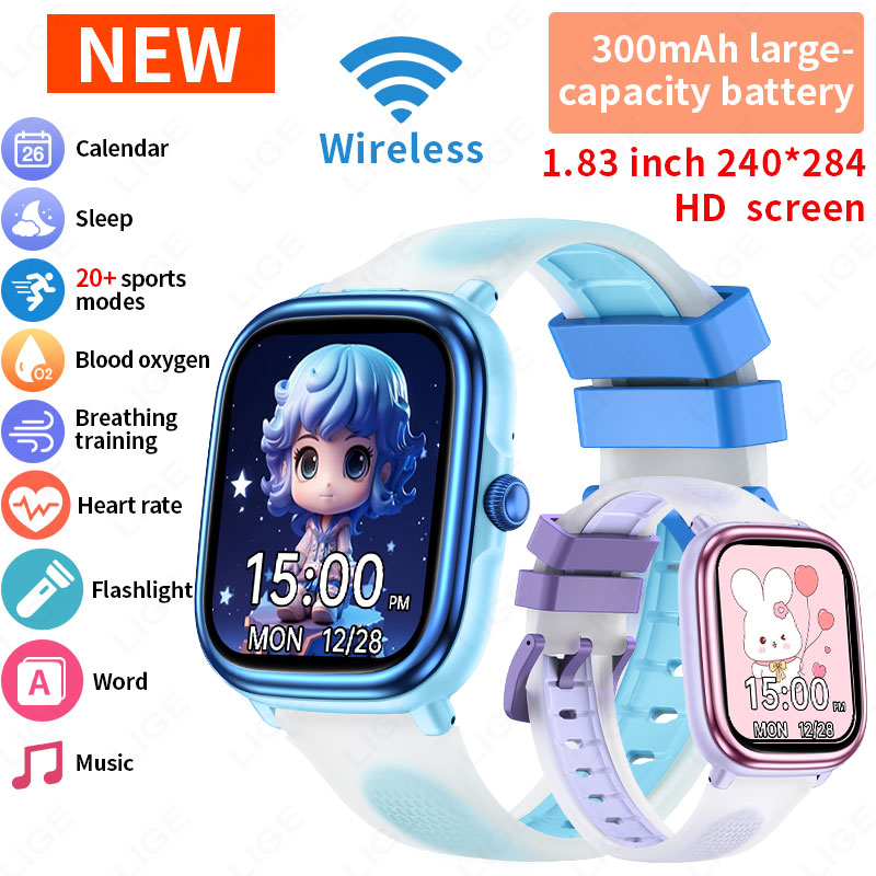 Smartwatch Watches Useful Gift For Boys - นาฬิกาสมาร์ทวอทช์สำหรับเด็ก สำหรับเด็กผู้หญิงและเด็กผู้ชาย ของขวัญสมาร์ทวอทช์สำหรับเด็กอายุ 4-15 ปี พร้อมฟังก์ชั่นนับก้าว