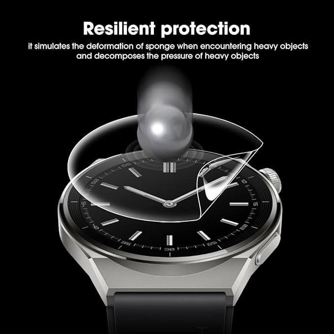 5-1 ชิ้นฟิล์มไฮโดรเจลแบบนุ่มสำ - Smartwatch Watch Huawei บทวิจารณ์และราคา