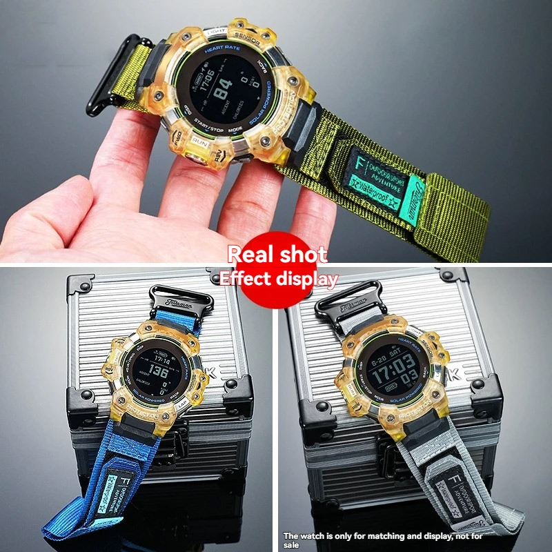 สายนาฬิกาผ้าแคนวาส GBD H1000 ส - Smartwatch Casio Watches For Men บทวิจารณ์และราคา