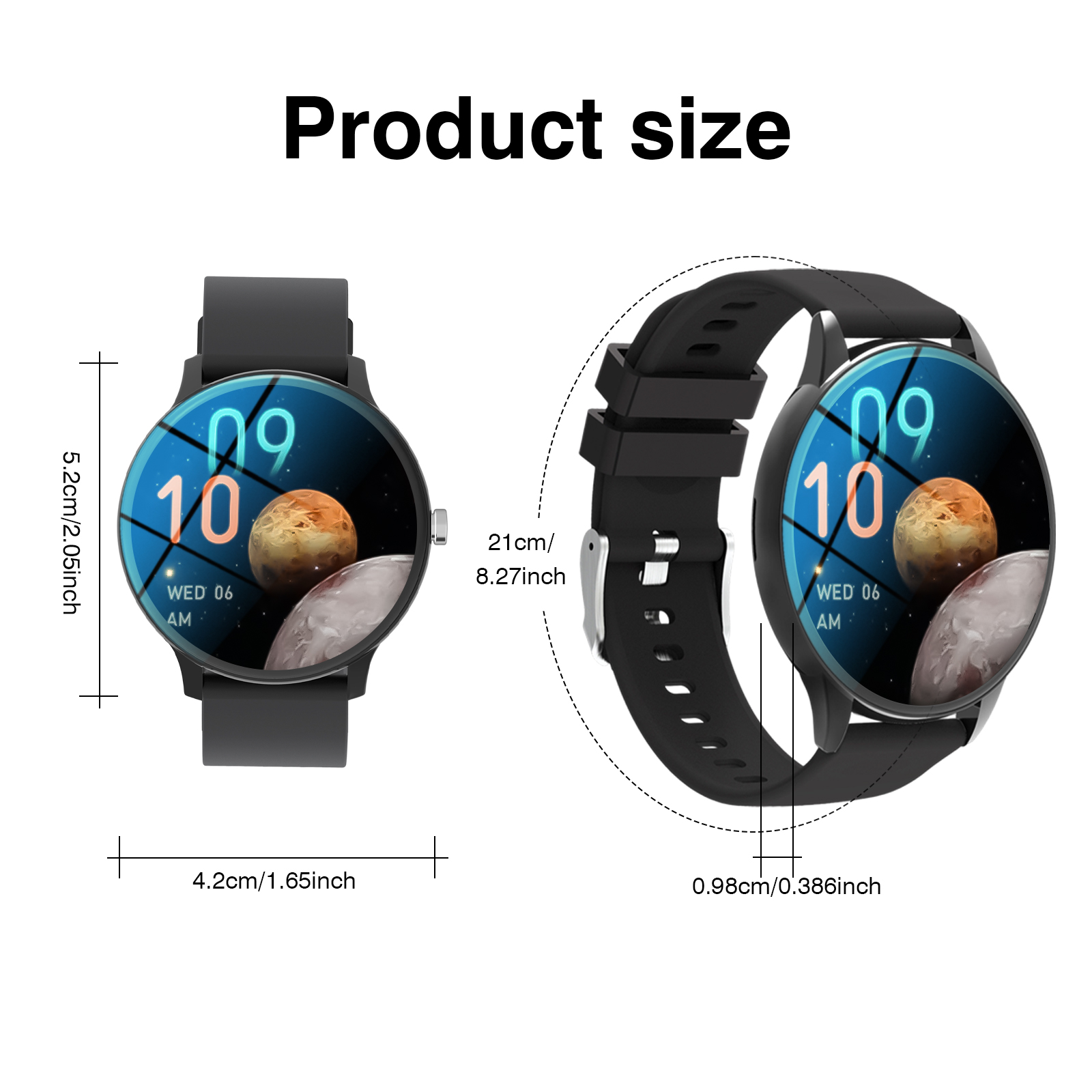 สมาร์ทวอทช์แบบสัมผัสหน้าจอเต็ม - Watch 7 Smartwatch Iphone บทวิจารณ์และราคา