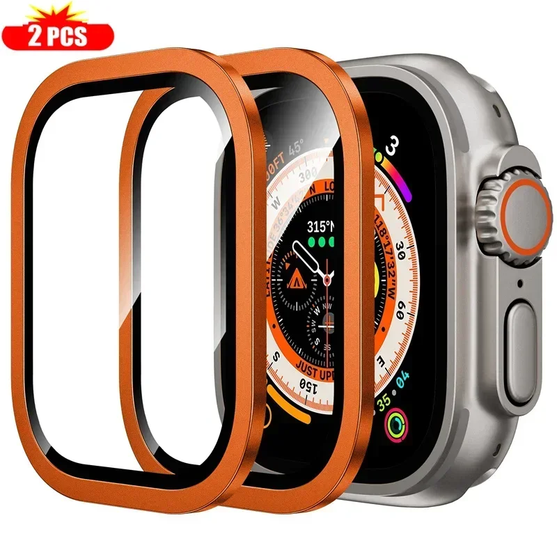 กรอบโลหะไทเทเนียม 2 ชิ้นสําหรั - Smartwatch Apple Watches For Women บทวิจารณ์และราคา