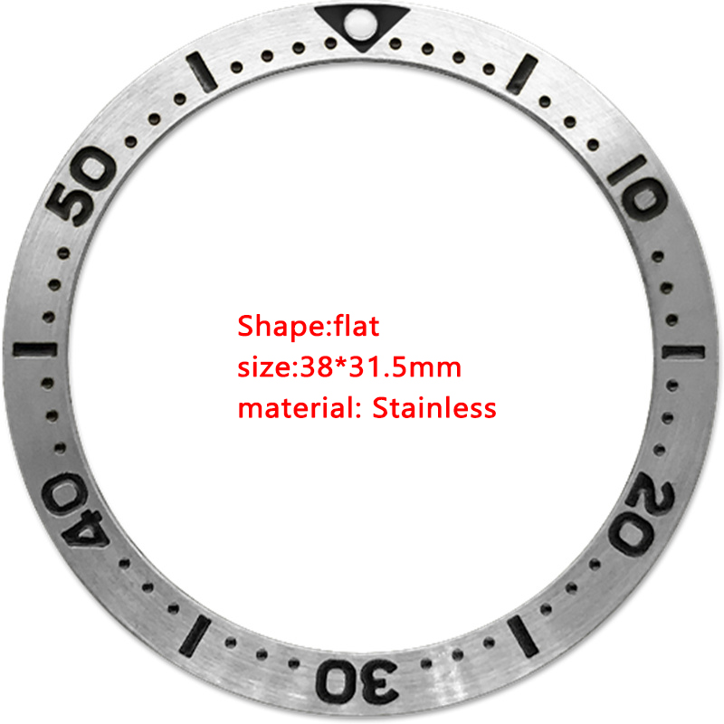 38 มม.สแตนเลสสตีล SKX007 SKX00 - Watch Bezel Insert บทวิจารณ์และราคา