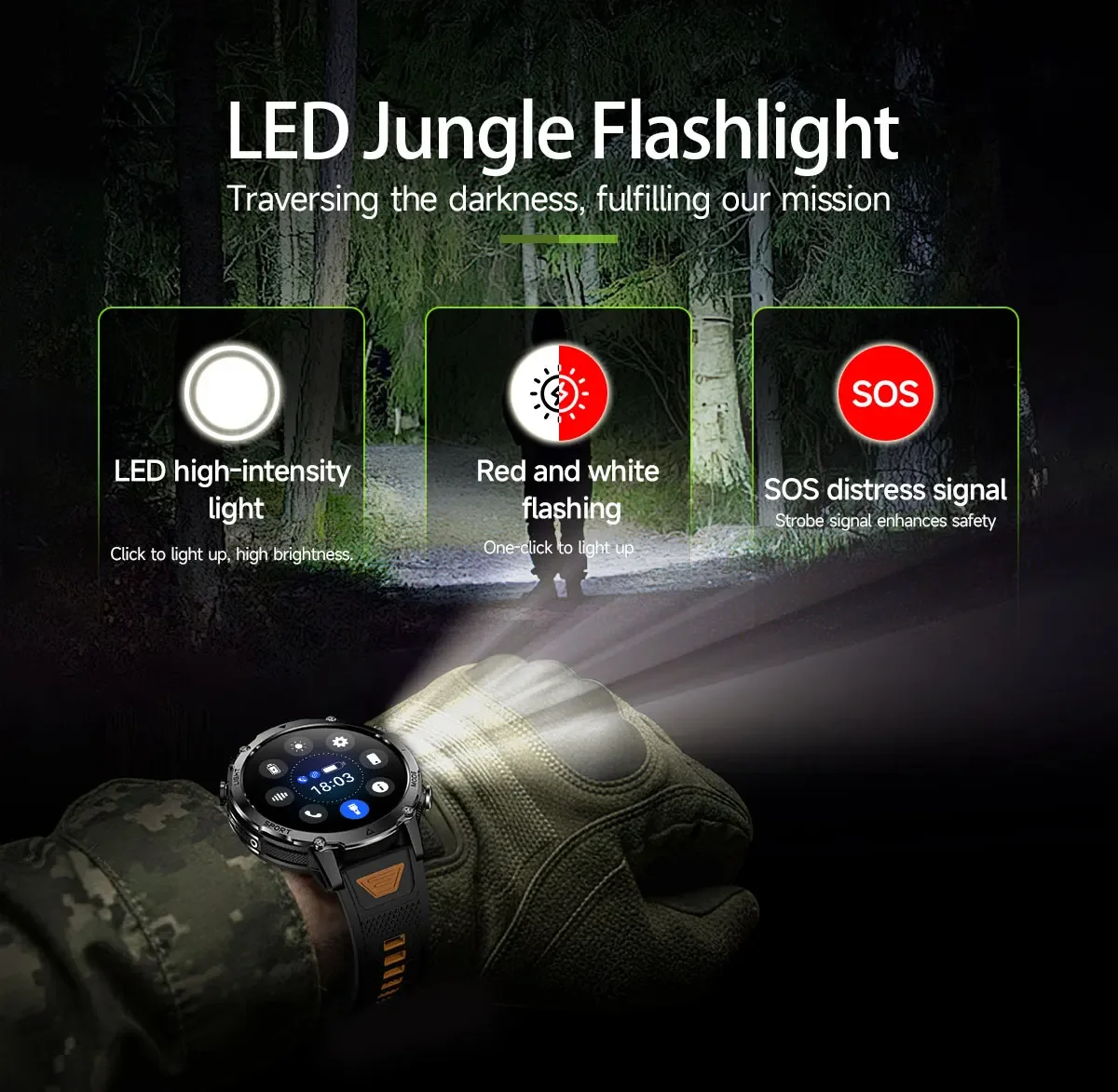 แบรนด์+1400mAh แบตเตอรี่ขนาดให - Smartwatch Watches Brands For Men บทวิจารณ์และราคา