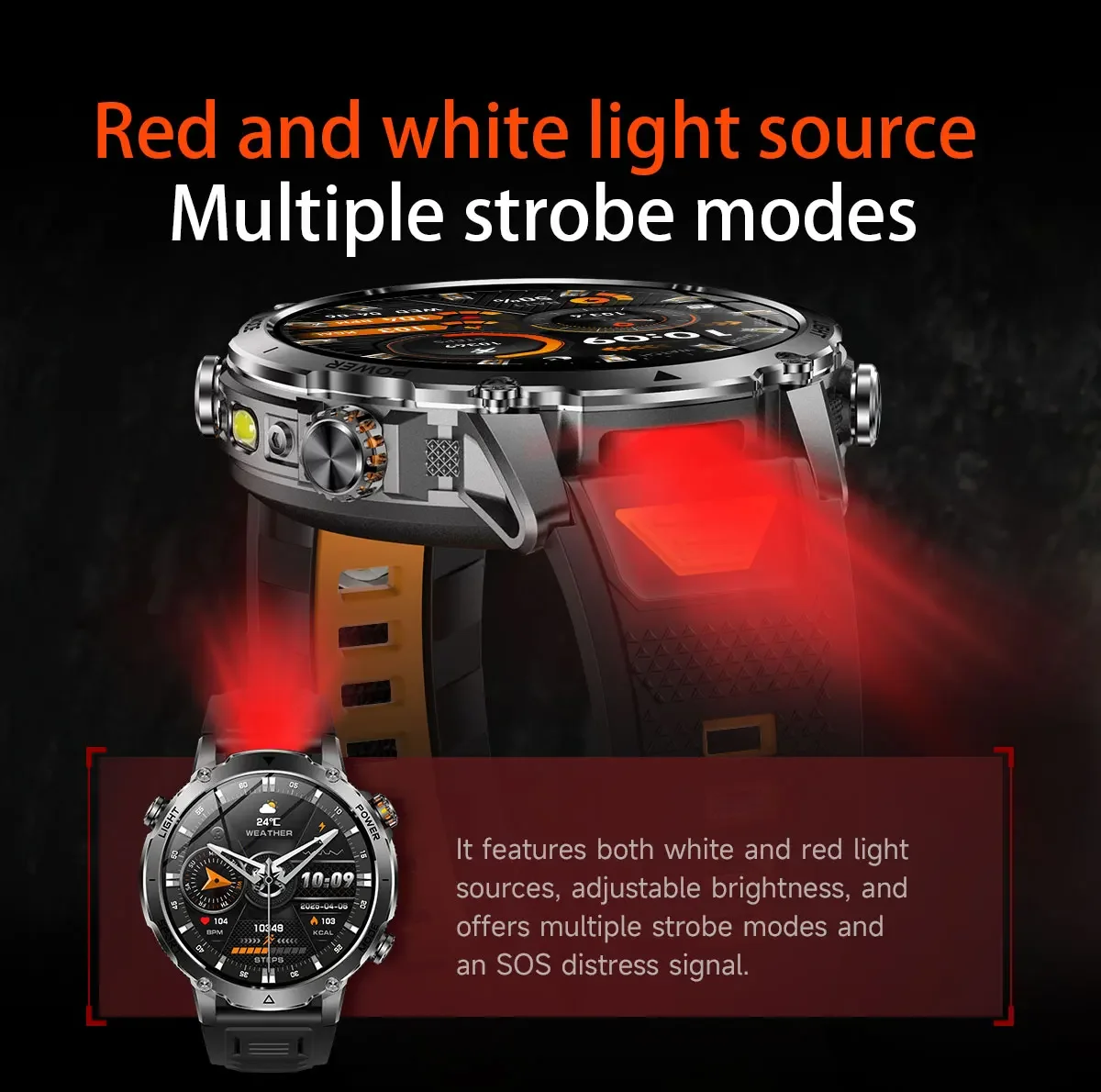 แบรนด์+1400mAh แบตเตอรี่ขนาดให - Smartwatch Watches Brands For Men บทวิจารณ์และราคา