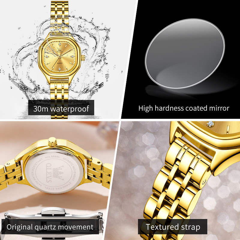 นาฬิกา OLEVS 5888 สำหรับสุภาพส - Ladies Fashion Watch บทวิจารณ์และราคา