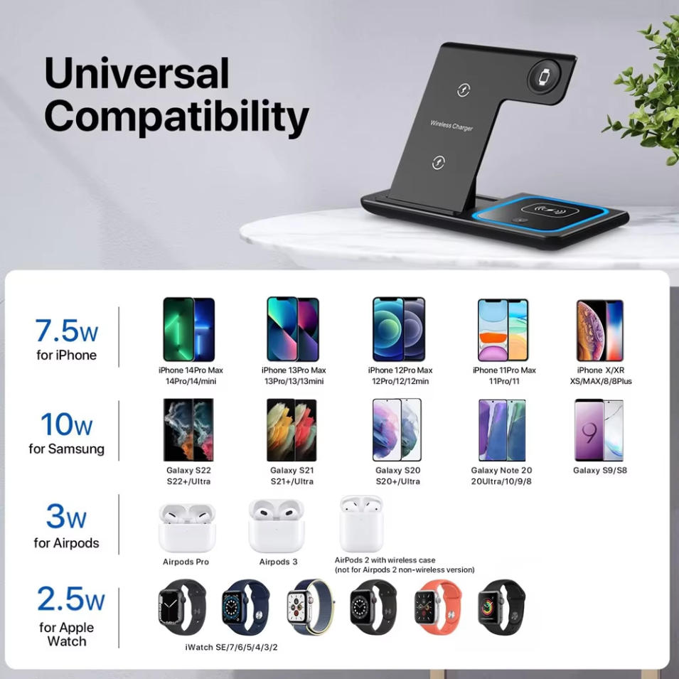 แท่นชาร์จไร้สายแบบพับได้ 3 in  - Smartwatch Watch Huawei บทวิจารณ์และราคา