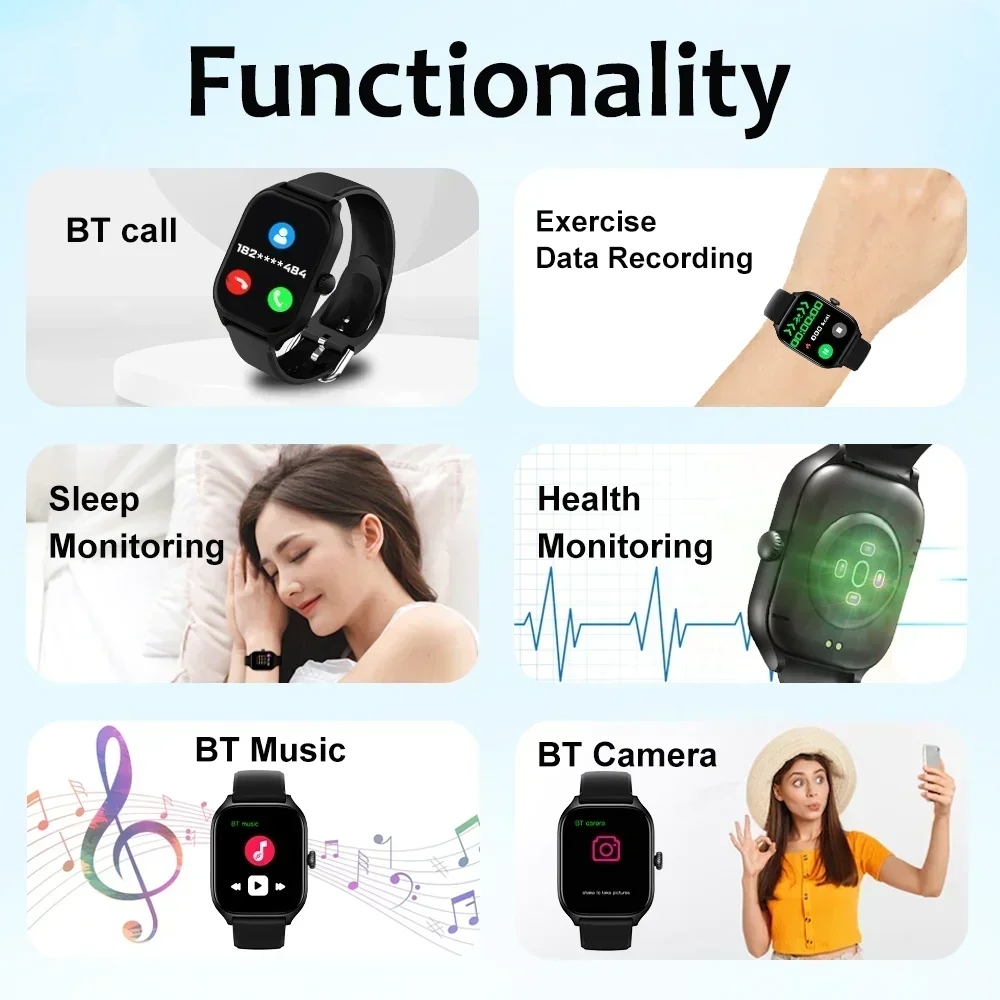 H9 smartwatch หน้าปัดรับสายแคล - Watch Smart Y68 บทวิจารณ์และราคา