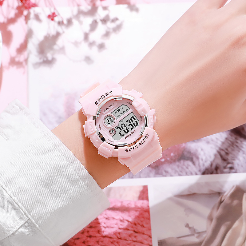 Yikaze นาฬิกาแฟชั่นสำหรับเด็ก, - Smartwatch Digital Watches For Kid Boy With Alarm บทวิจารณ์และราคา