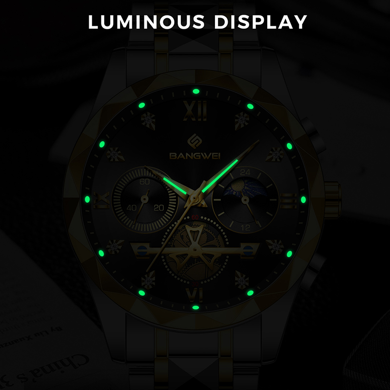 นาฬิกาข้อมือผู้ชาย BANGWEI LIG - Smartwatch Watches Brands For Men บทวิจารณ์และราคา