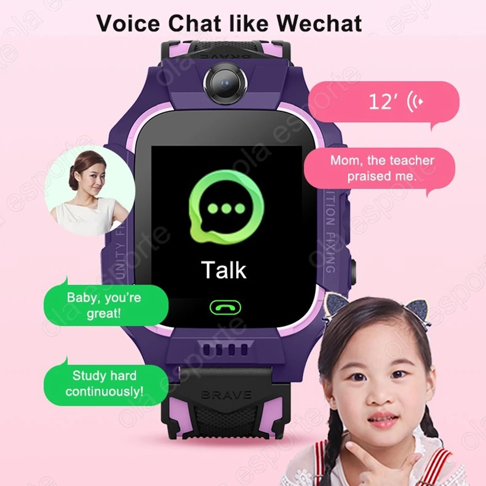 Q12 สมาร์ทวอทช์สำหรับเด็ก 2G โ - Smartwatch Digital Watches For Kid Boy With Alarm บทวิจารณ์และราคา