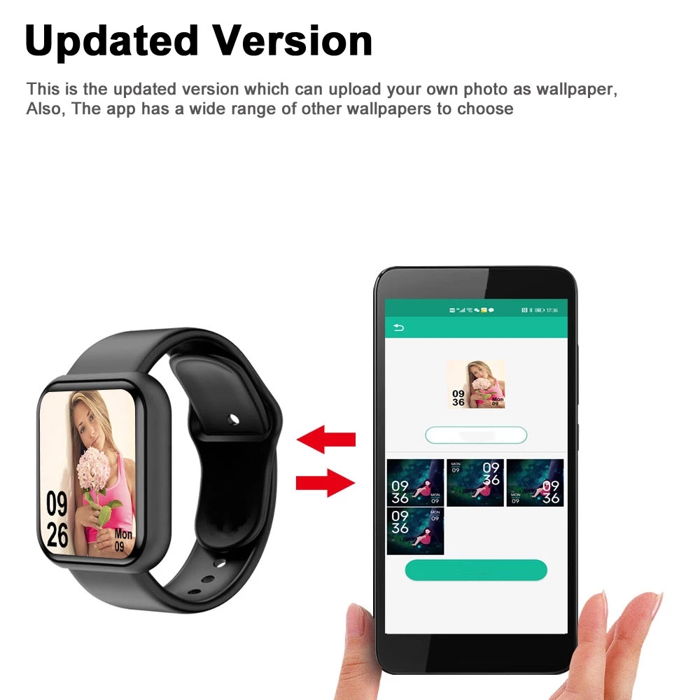 สมาร์ทวอท์ชสําหรับผู้ชายผู้หญิ - Watch Smart Y68 บทวิจารณ์และราคา