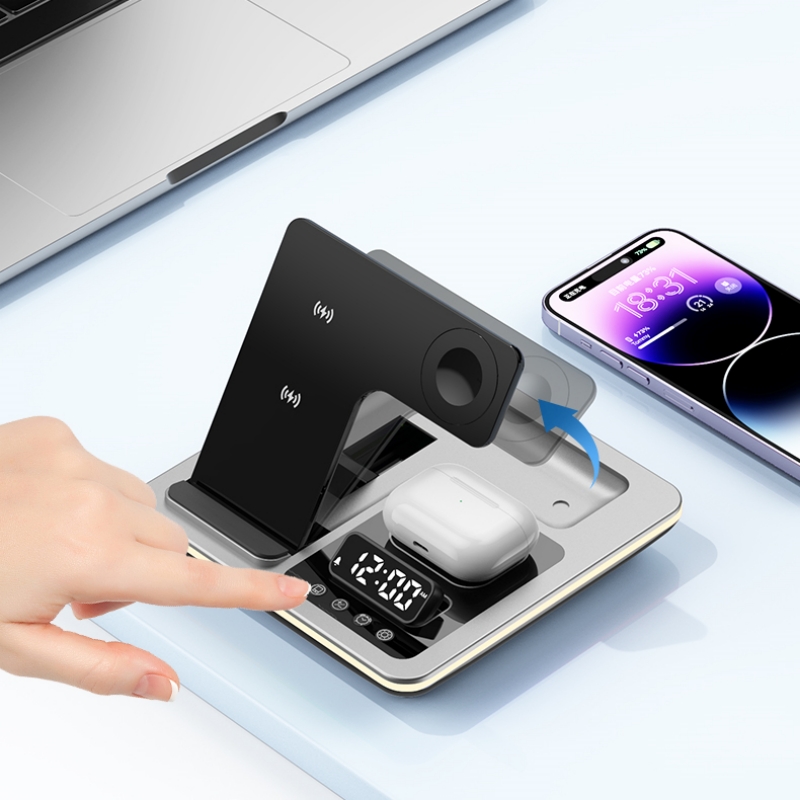 แท่นชาร์จไร้สาย 5 in 1 พร้อมไฟ - Smartwatch Watches Compatible With Iphone บทวิจารณ์และราคา