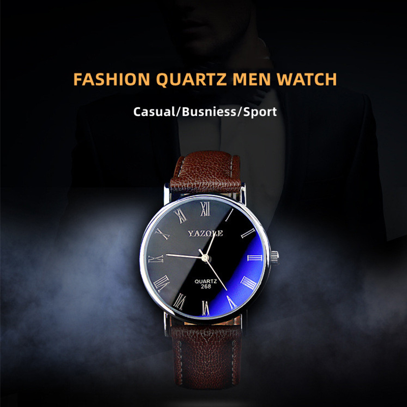 YAZOLE นาฬิกาควอทซ์สไตล์มินิมอ - Smartwatch Watches Brands For Men บทวิจารณ์และราคา