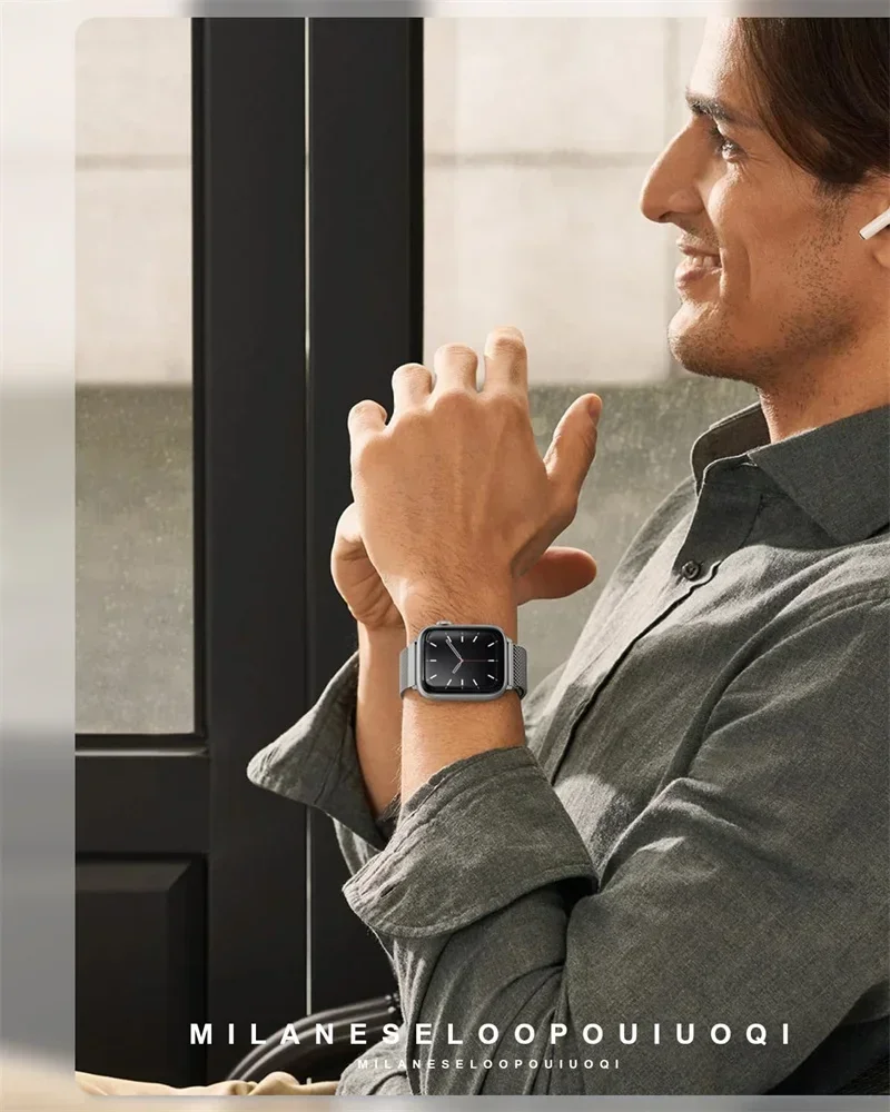 Milanese Loop สําหรับ Apple Wa - Smartwatch Apple Watches For Women บทวิจารณ์และราคา