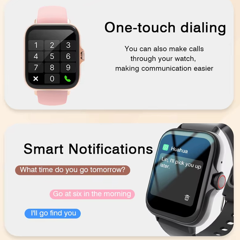 สมาร์ทวอทช์กีฬาควบคุมเพลงโทรออ - Watch Smart Y68 บทวิจารณ์และราคา