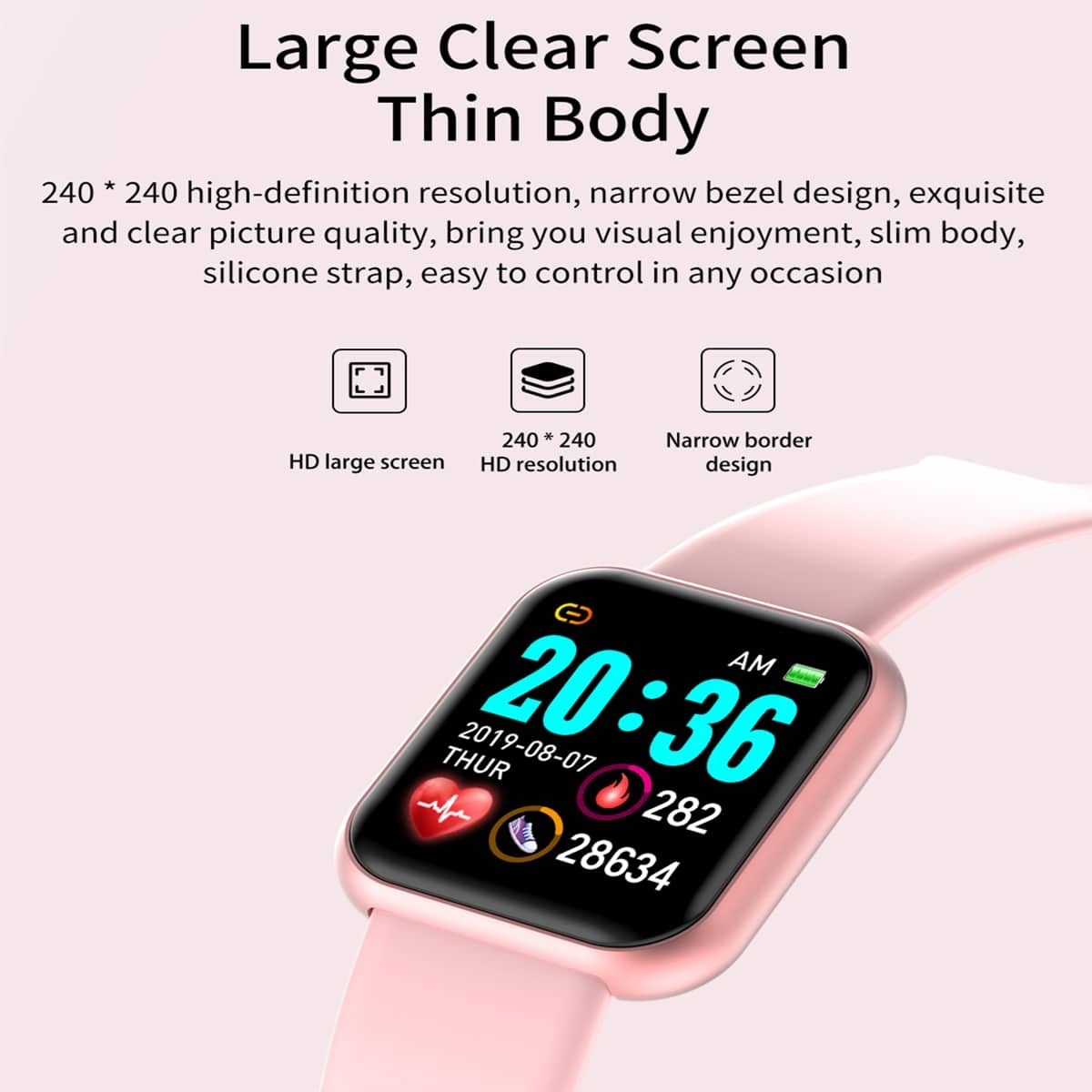 นาฬิกาสมาร์ทวอทช์สายรัดข้อมือฟ - Watch Smart Y68 บทวิจารณ์และราคา