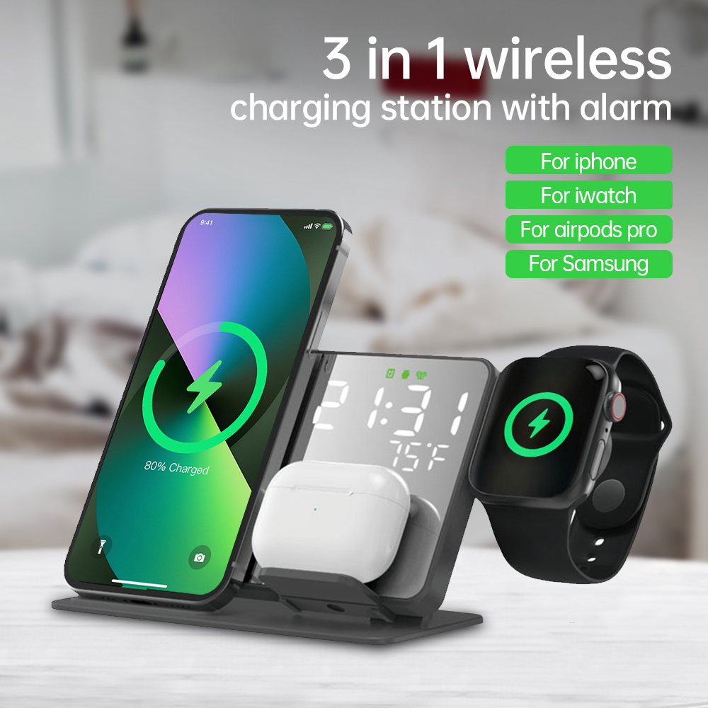 3 In 1 Wireless Charger สำหรับ - Watch 7 Smartwatch Iphone บทวิจารณ์และราคา