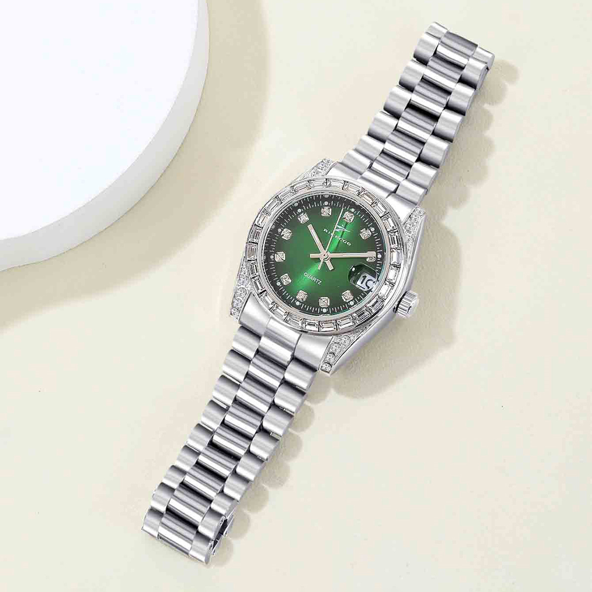 นาฬิกาผู้หญิงหน้าปัดสีเขียวคลา - Watch Bezel Insert บทวิจารณ์และราคา