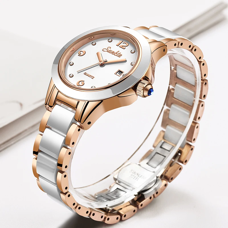ซุนก้าต้าแฟชั่นนาฬิกาควอทซ์ผู้ - Ladies Fashion Watch บทวิจารณ์และราคา