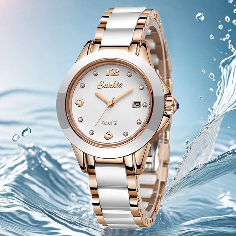 ซุนก้าต้าแฟชั่นนาฬิกาควอทซ์ผู้ - Ladies Fashion Watch บทวิจารณ์และราคา