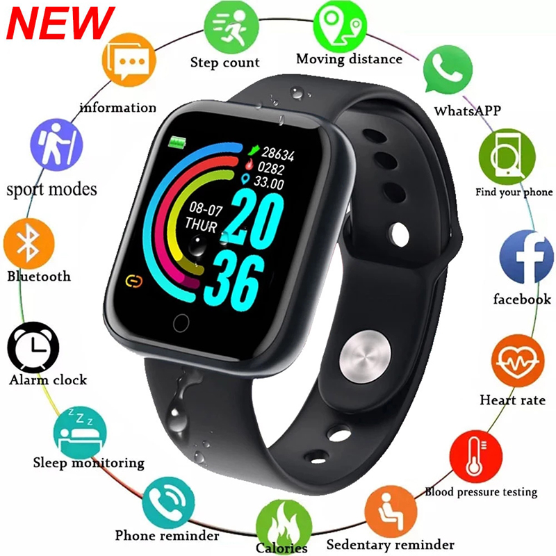 Y68 สมาร์ทวอท์ชผู้ชายผู้หญิง H - Watch Smart Y68 บทวิจารณ์และราคา