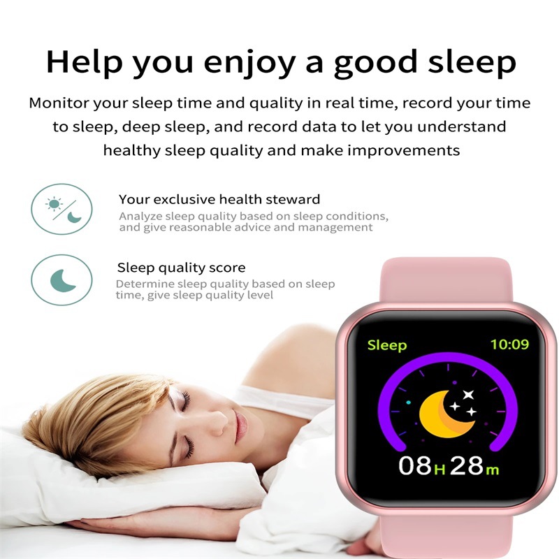 Y68 สมาร์ทวอท์ชผู้ชายผู้หญิง H - Watch Smart Y68 บทวิจารณ์และราคา